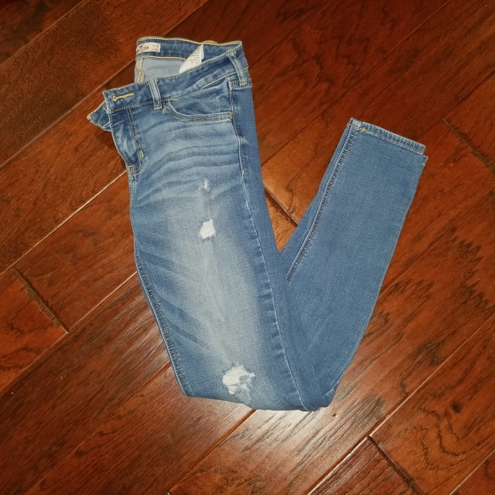 Distressed jeans